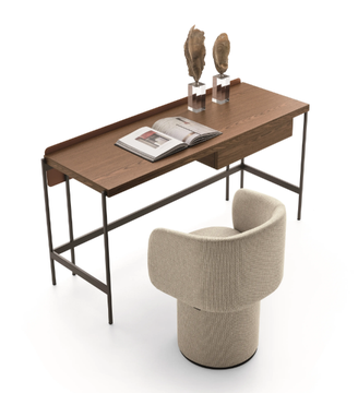 UNIT DESK - Wood veneer secretary desk by Ditre Italia - view 3